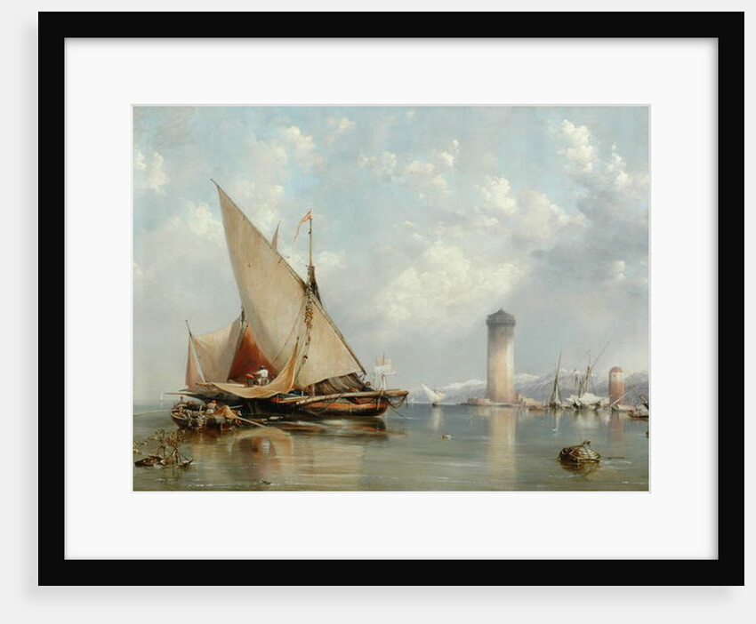 Off the Coast of Leghorn, 1848 by Edward William Cooke