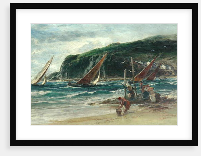 On the Yorkshire Coast, a Breezy Day by Edwin Ellis