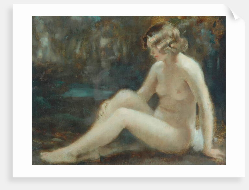 A Pool in the Wood by Ernest Leopold Sichel