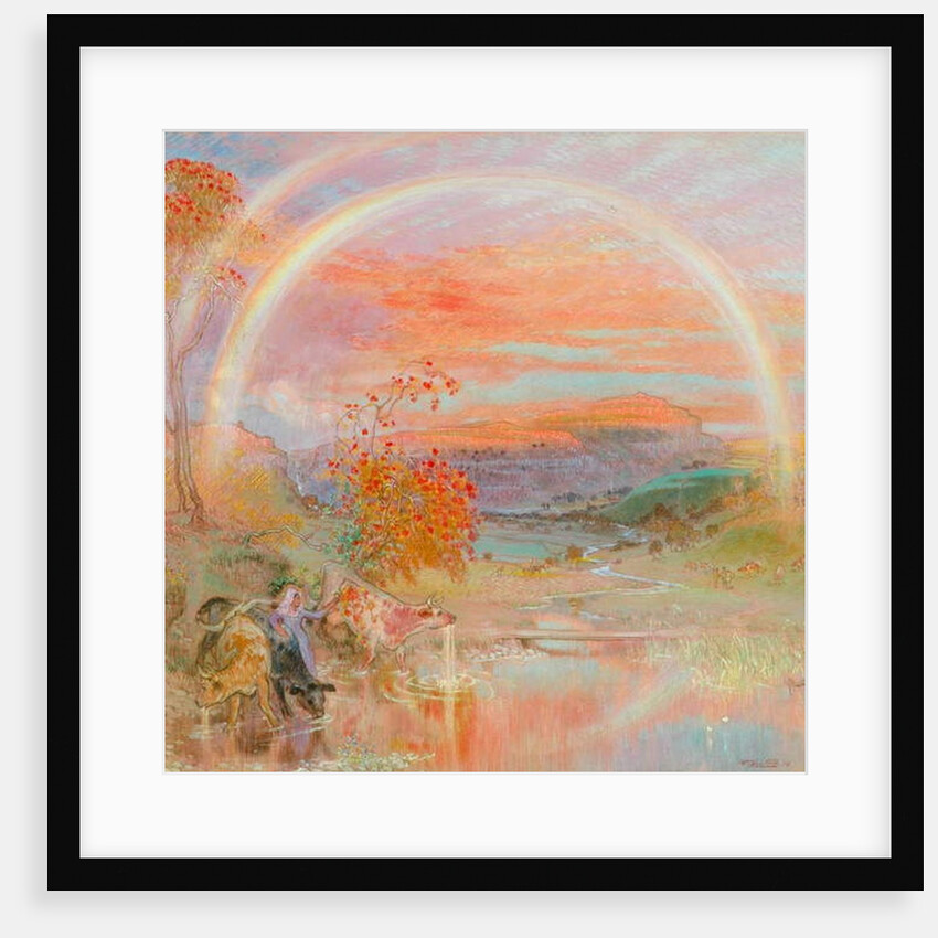 The Rainbow, Malhamdale, 1918 by William Shackleton