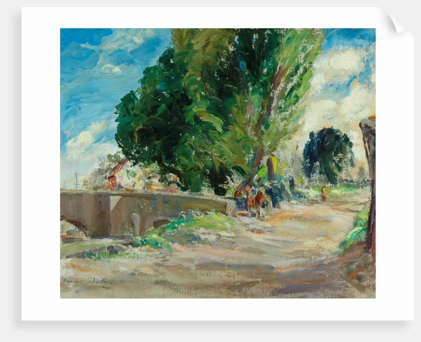 A Windy Day, 1945 by Beaver Roberts