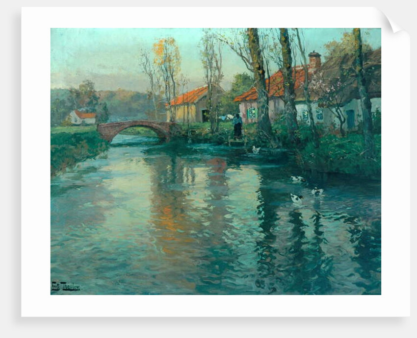 The River by Fritz Thaulow