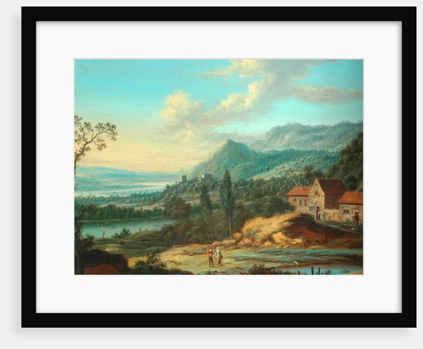 Continental Landscape, 1762 by Johann Christian Vollerdt or Vollaert