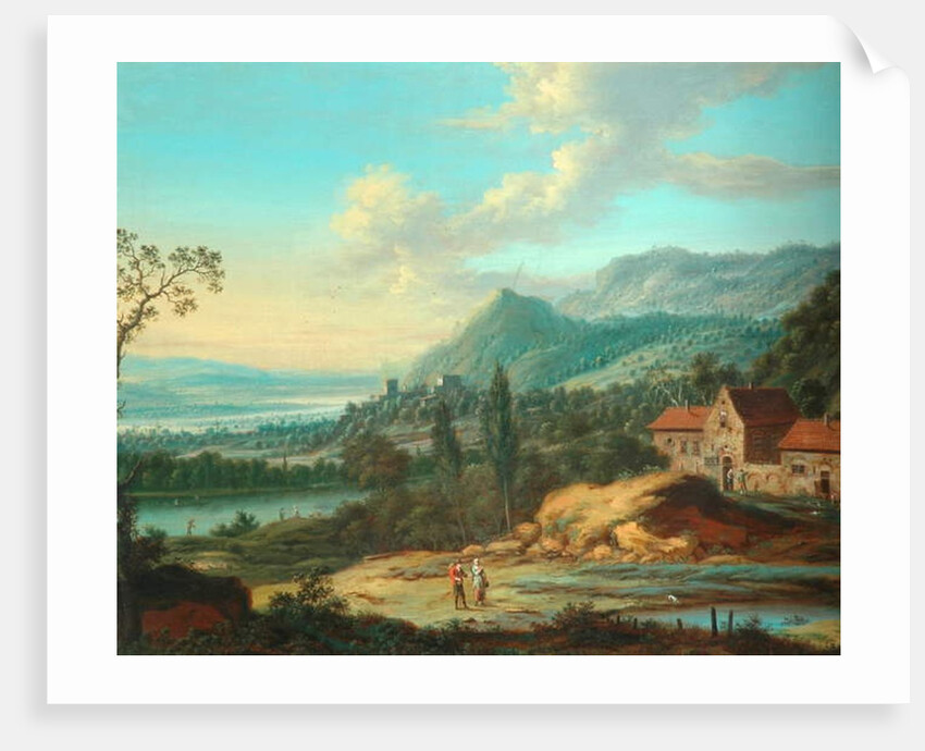 Continental Landscape, 1762 by Johann Christian Vollerdt or Vollaert