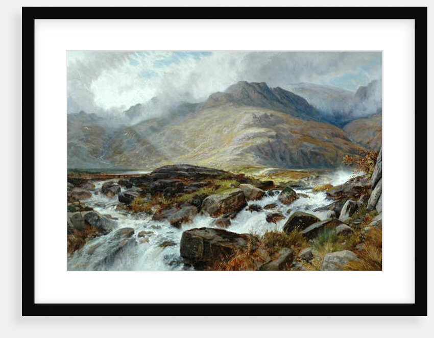 The Glyder Fawr from Pen-Y Ben Glog, 1876 by Edwin Pettitt