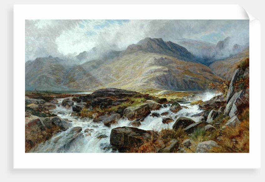 The Glyder Fawr from Pen-Y Ben Glog, 1876 by Edwin Pettitt