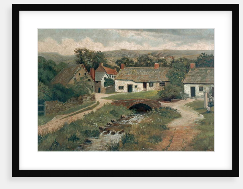 Ilkley Bridge, 1893 by Fred Challacombe