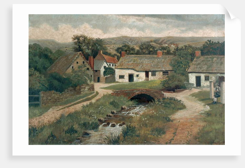 Ilkley Bridge, 1893 by Fred Challacombe