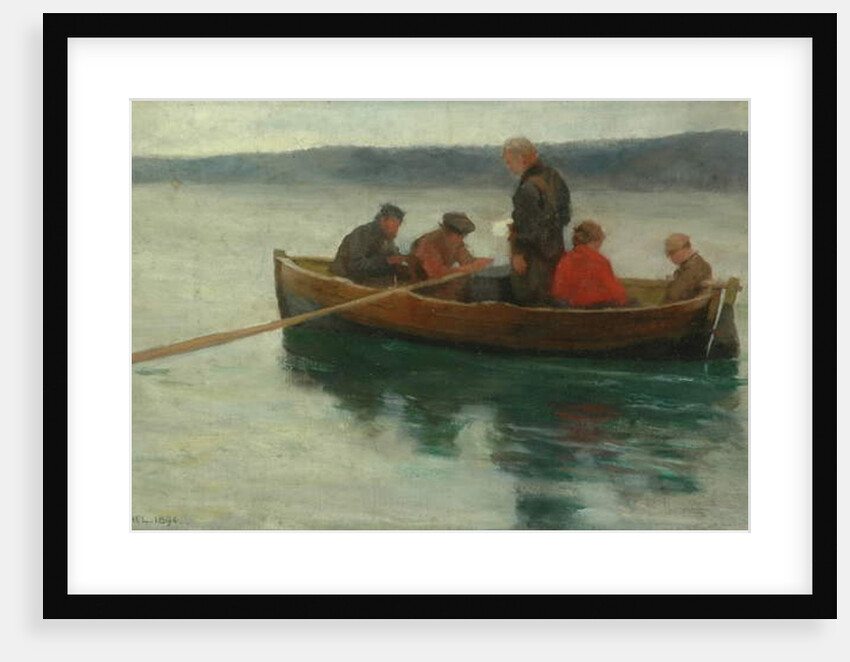 Study for 'A Child's Funeral in the Highlands', 1894 by Ernest Leopold Sichel