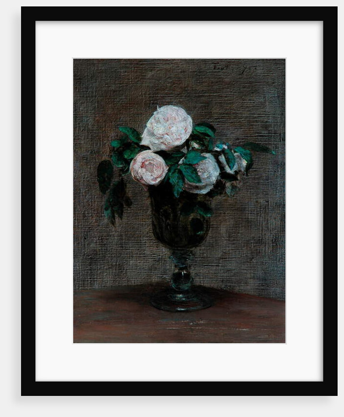 Study of Roses, 1872 by Ignace Henri Jean Fantin-Latour