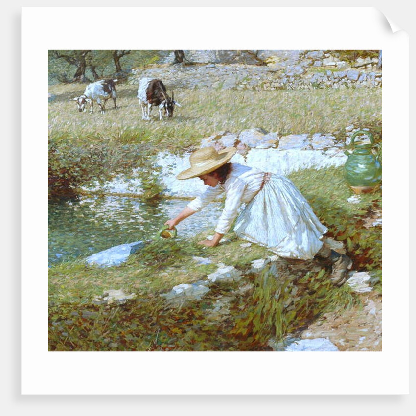 A Provencal Stream, c.1903 by Henry Herbert La Thangue