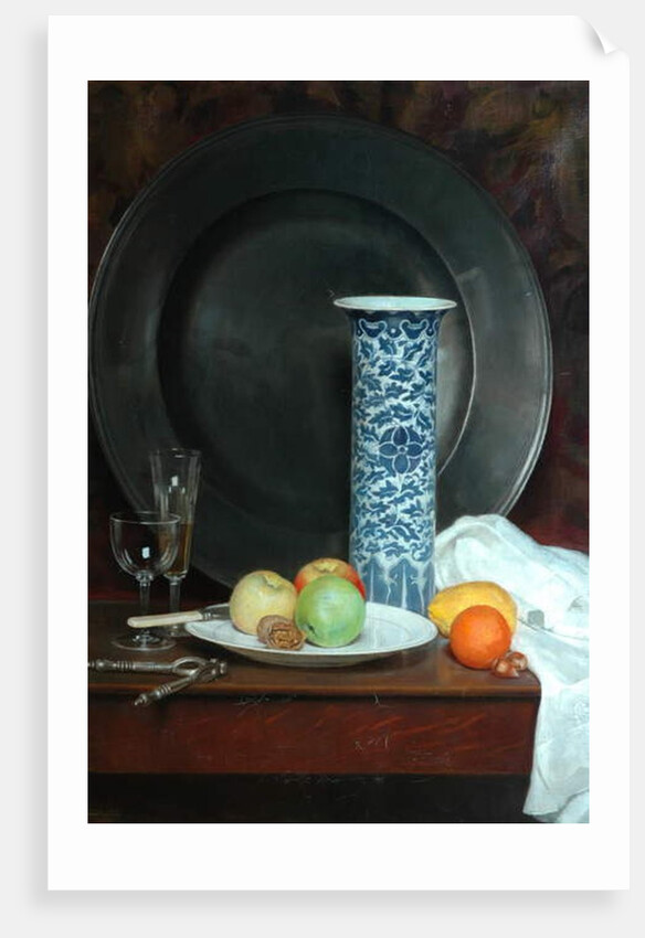 Still Life by Ernest Leopold Sichel