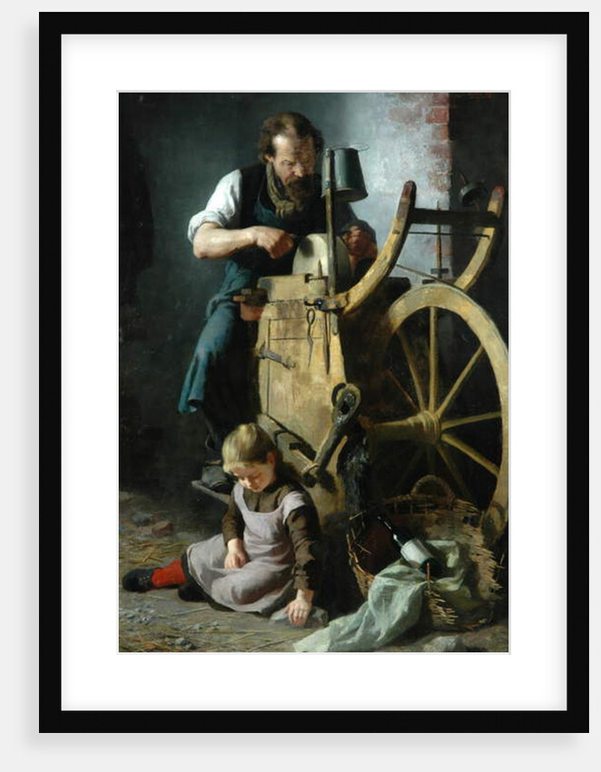 The Knife Grinder, 1890 by August Muller
