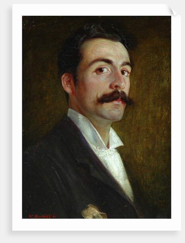 Self Portrait at the Age of 23 Years, 1895 by William Shackleton