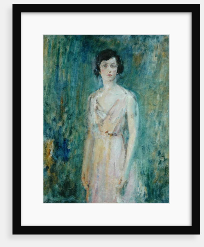 Lady in a Pink Dress by Ambrose McEvoy