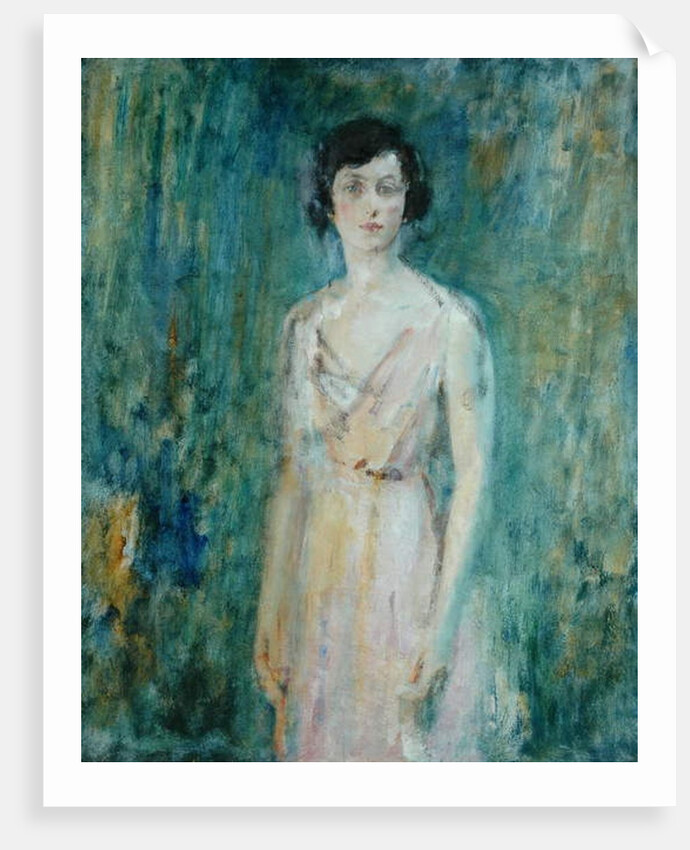 Lady in a Pink Dress by Ambrose McEvoy