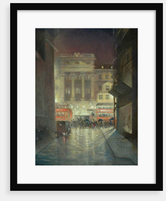 The Strand by Night, c.1937 by Christopher Richard Wynne Nevinson