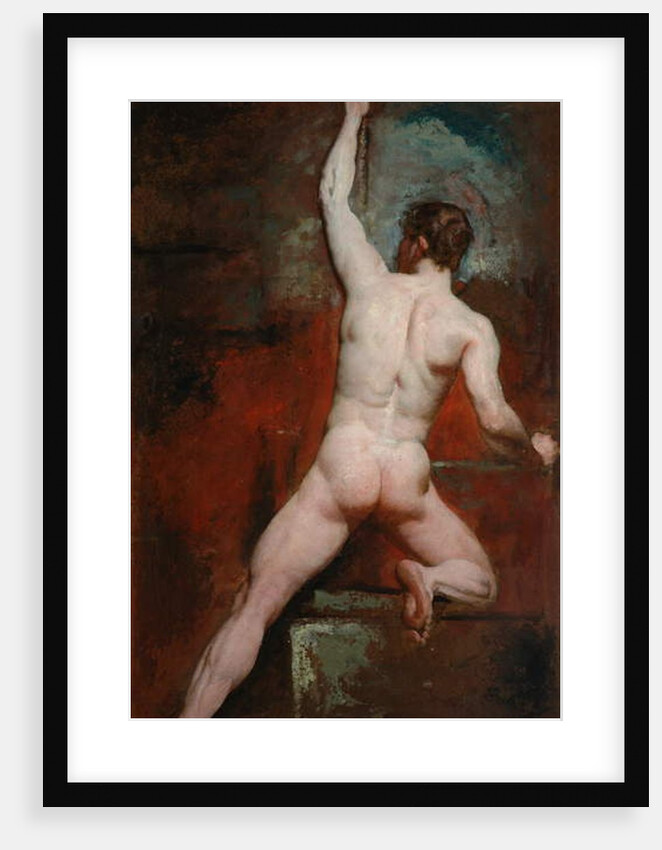 Study of Nude Man, c.1807-49 by William Etty