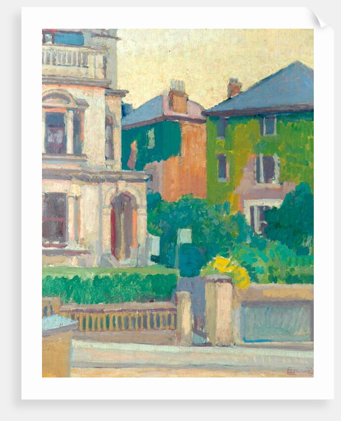 Suburban Street, 1913-14 by Spencer Frederick Gore