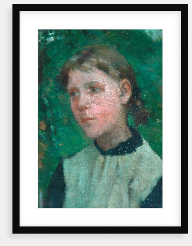 Head of a Girl by George Clausen