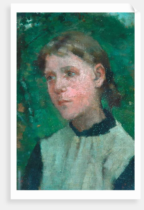 Head of a Girl by George Clausen