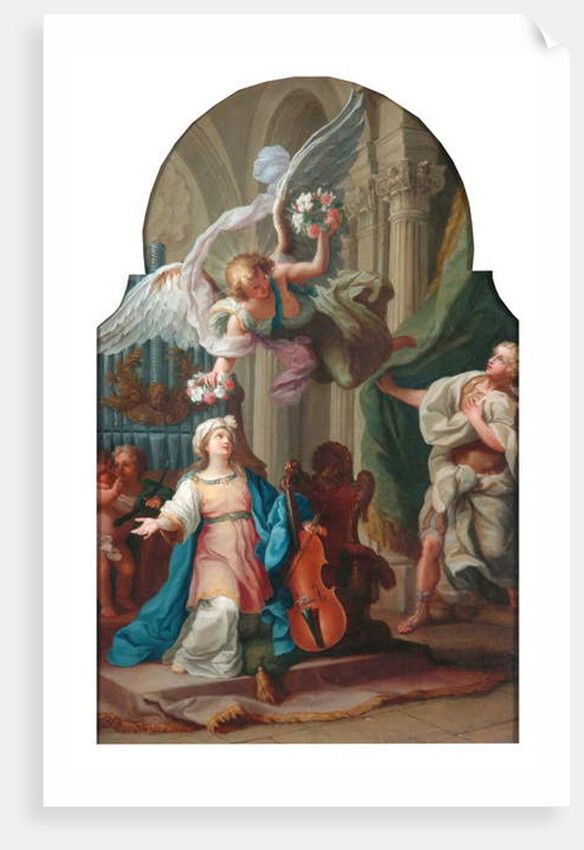 St Cecilia by Luigi Vanvitelli