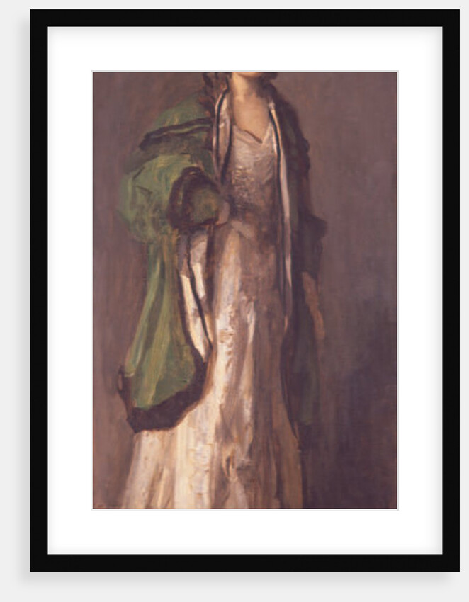 Portrait of a Lady in a Green Coat, 1903 by John Lavery