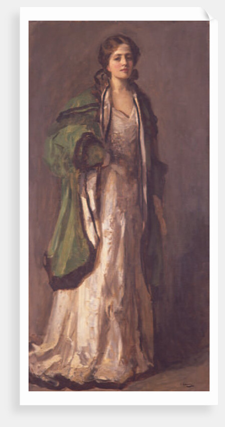 Portrait of a Lady in a Green Coat, 1903 by John Lavery