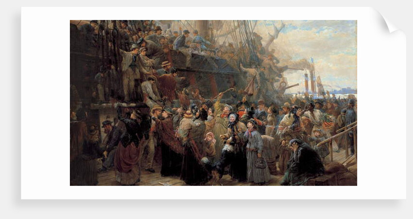 The Emigrant Ship, 1880s by Charles J. Staniland