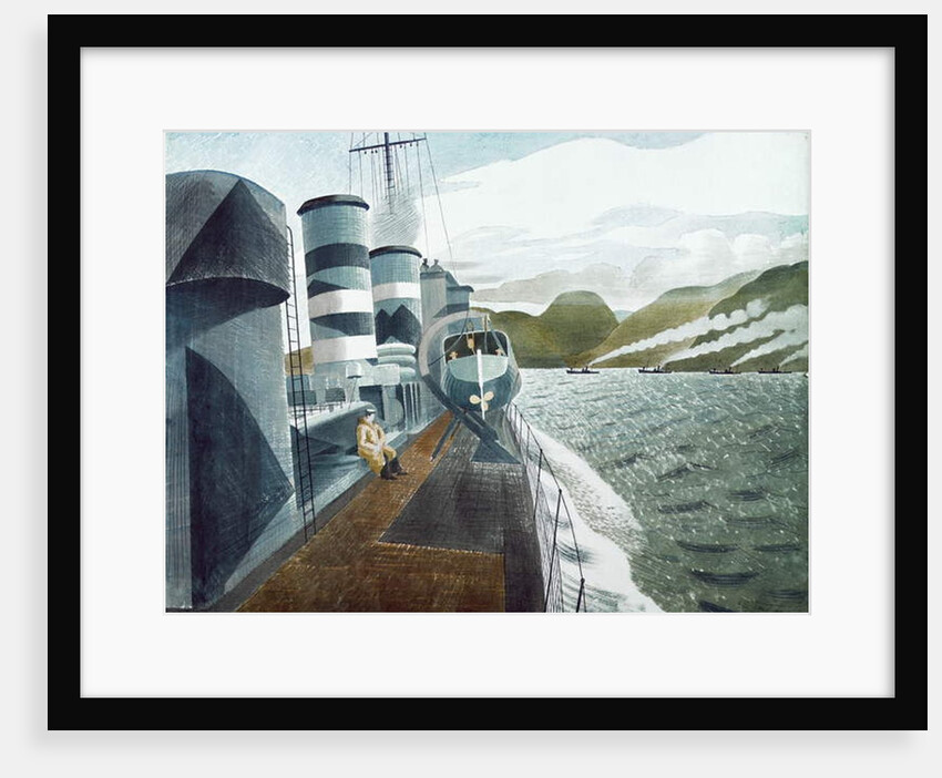 Leaving Scapa Flow by Eric Ravilious
