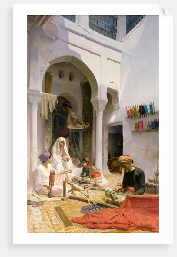 An Arab Weaver, 1886 by Armand Point