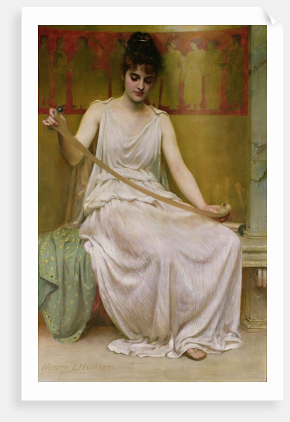 Neaera Reading a Letter from Catullus, c.1894 by Henry John Hudson