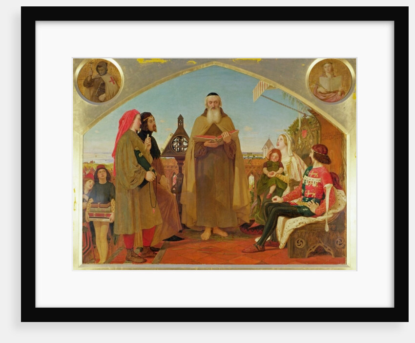 The First Translation of the Bible into English by Ford Madox Brown
