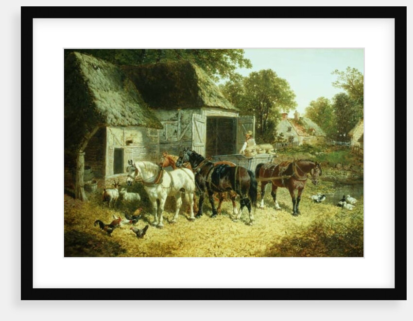 Horses in Harness by John Frederick Herring Jnr