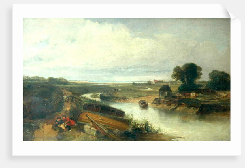 A tidal river, 1849 by Joseph Clayton Bentley
