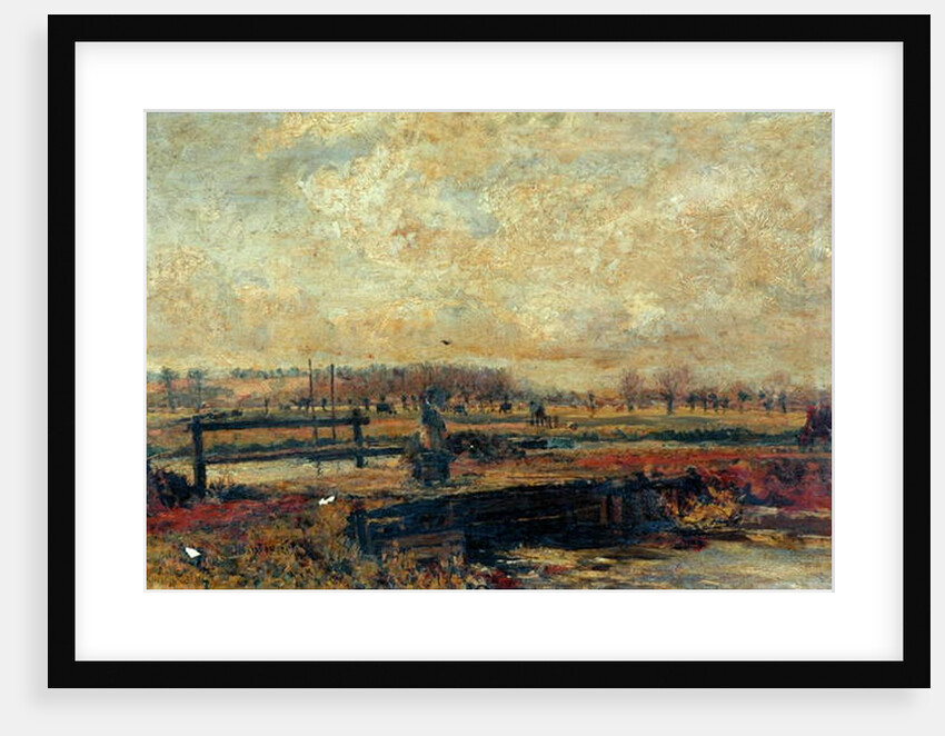 The River Colne at Rickmansworth by John William Buxton Knight