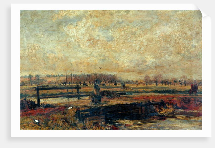 The River Colne at Rickmansworth by John William Buxton Knight