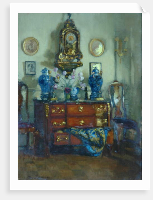 Blue and gold, 1911 by Patrick William Adams