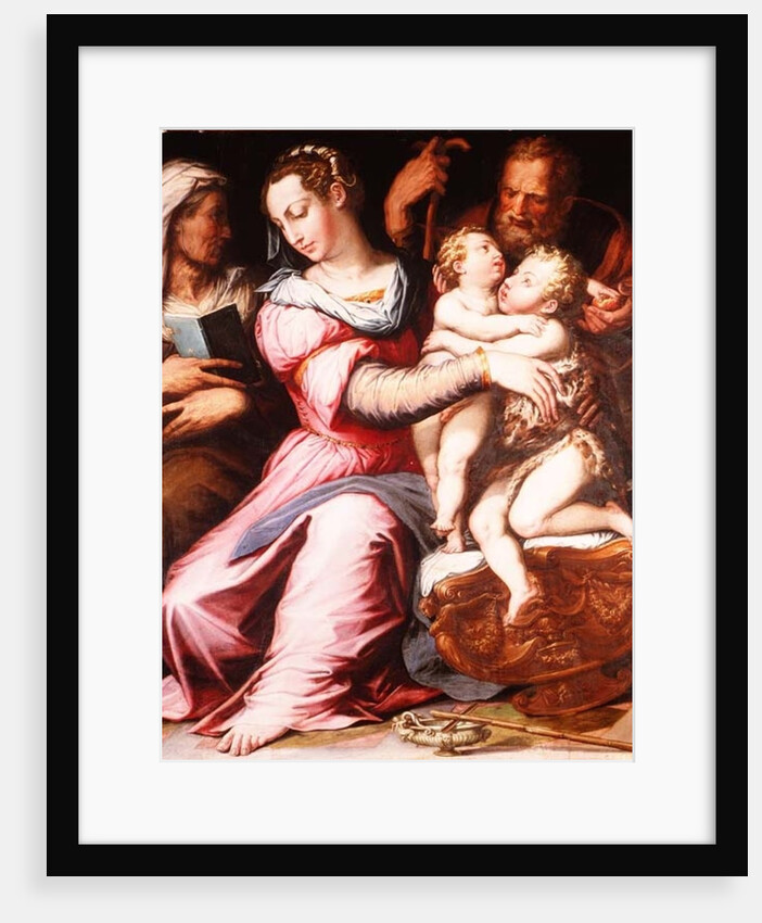 The Holy Family with the Infant St. John the Baptist by Italian School