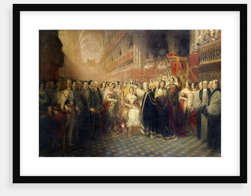 The Coronation of Queen Victoria, 1838 by Edmund Thomas Paris
