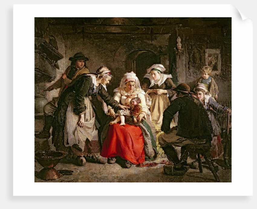 A Breton Sorceress, 1872 by Robert Wylie