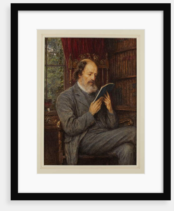Lord Tennyson, 1890 by Helen Allingham