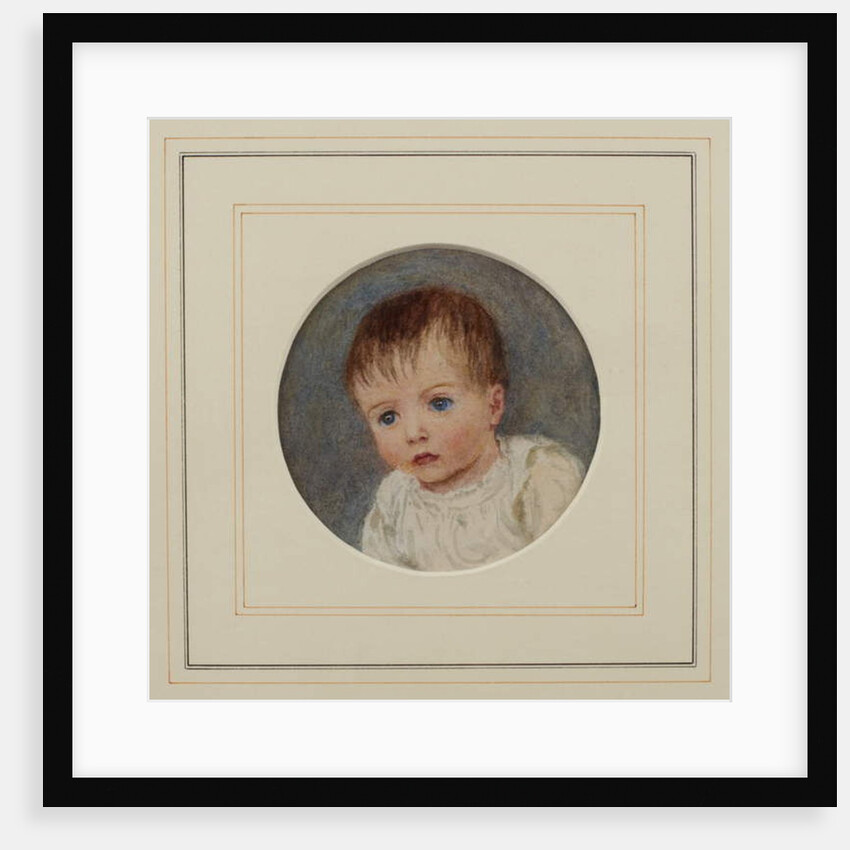 Gerald Allingham as a baby by Helen Allingham
