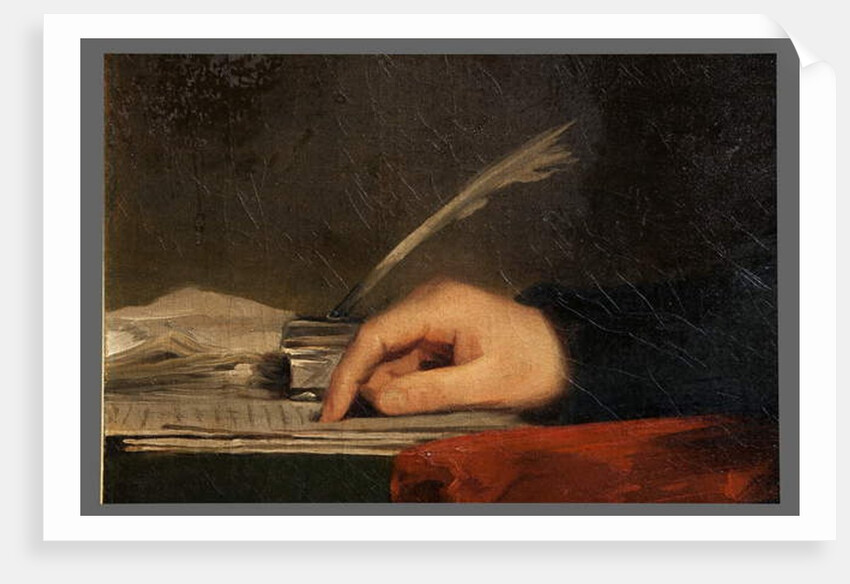 Detail from Portrait of Alexander Hamilton by Henry Raeburn