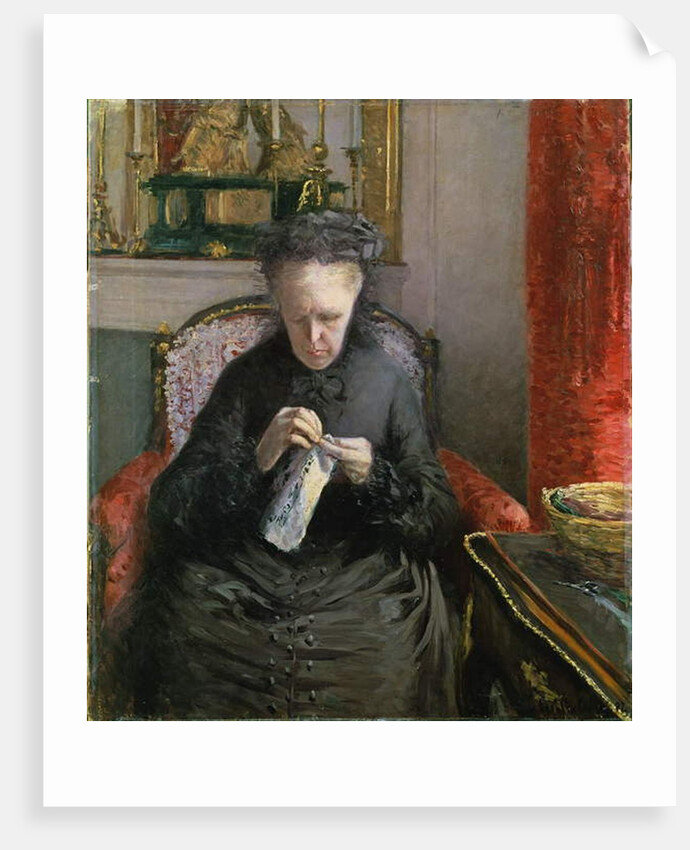 Madame Martial Caillebotte, 1877 by Gustave Caillebotte