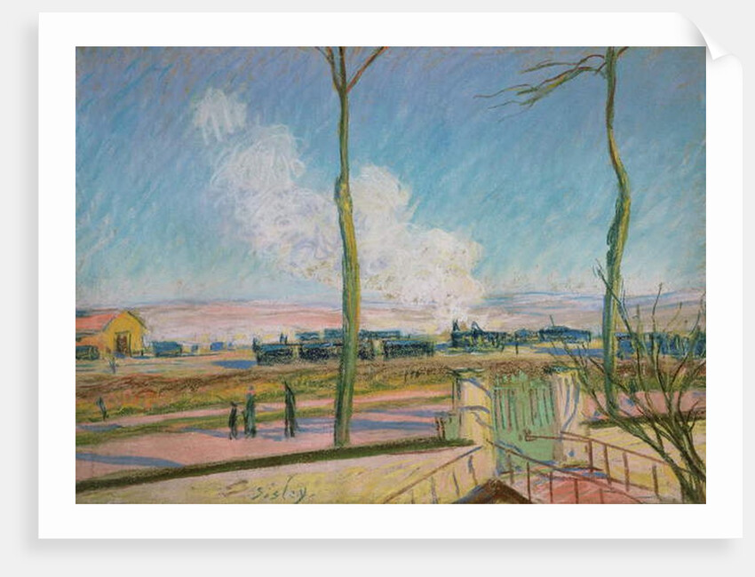 The Goods Station by Alfred Sisley