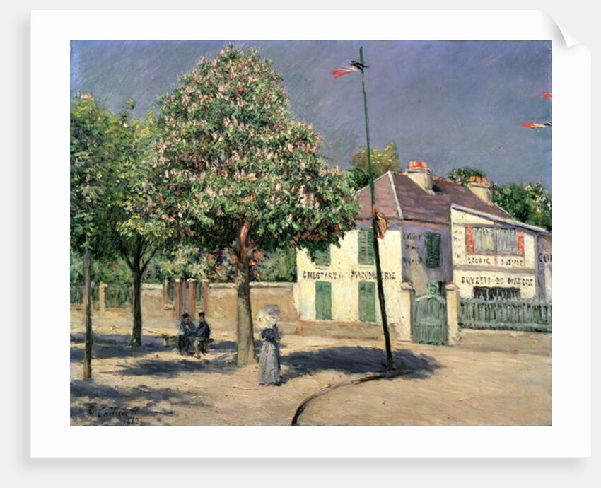 Walk at Argenteuil, 1883 by Gustave Caillebotte