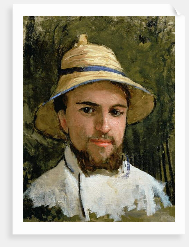 Self Portrait with Pith Helmet by Gustave Caillebotte