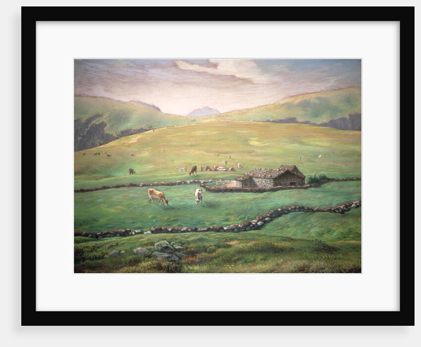 Grazing in the Vosges by Jean-Francois Millet