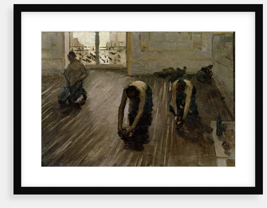 Study for 'The Parquet Planers', 1875 by Gustave Caillebotte